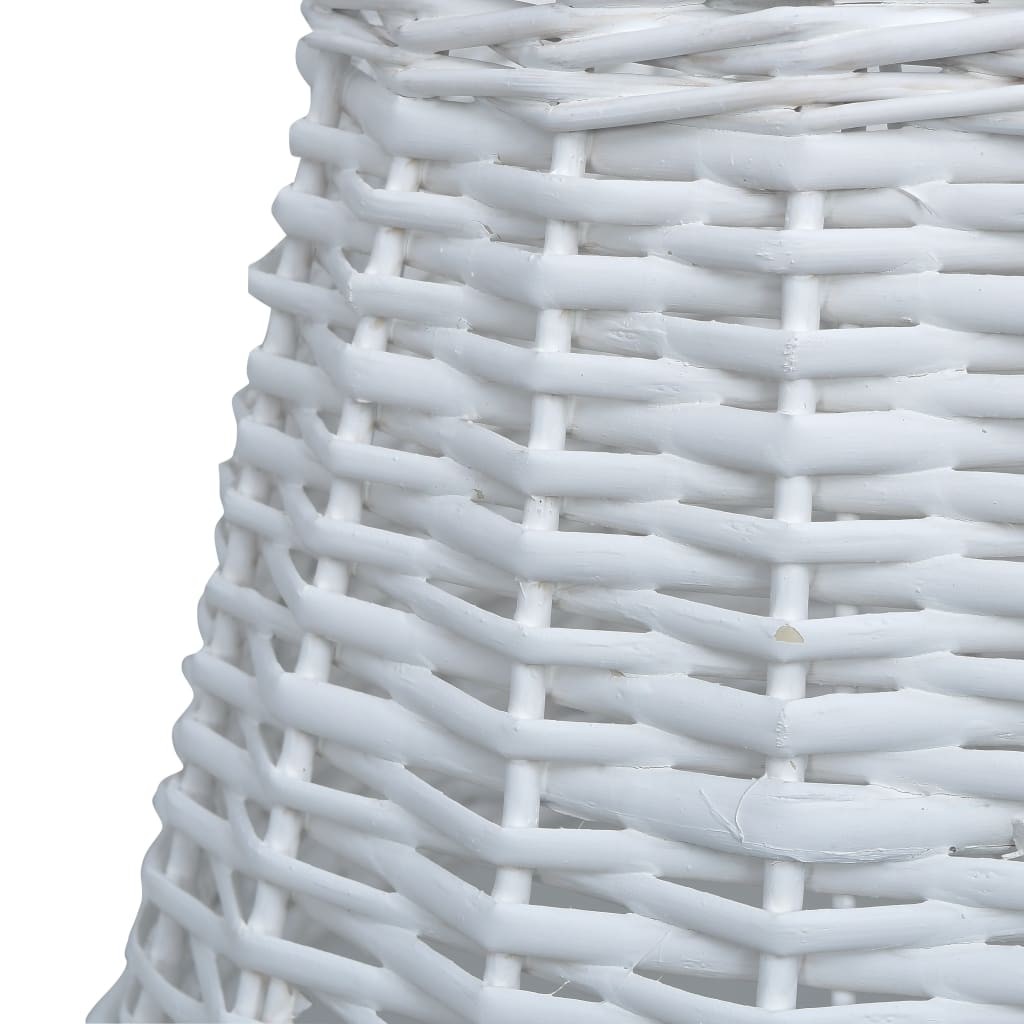 Lamp Shade Wicker 38x23 cm White